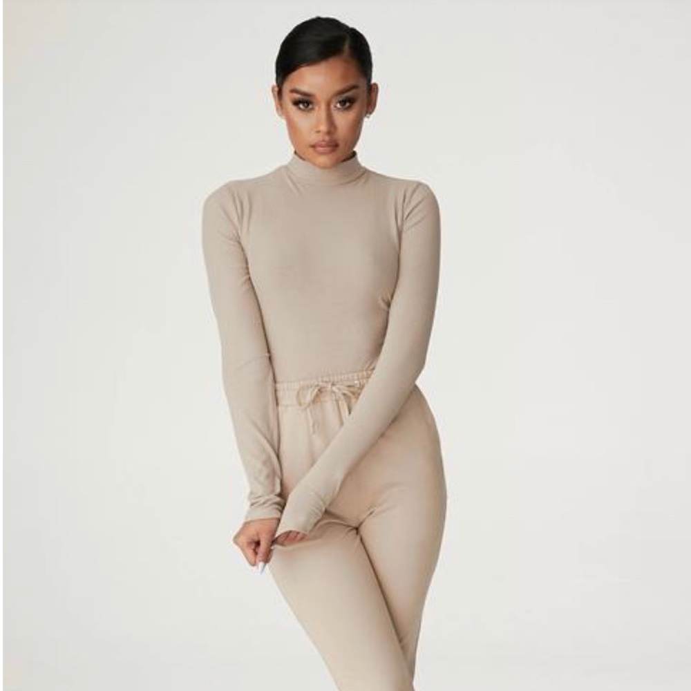 MESHKI Lexie Long Sleeve Bodysuit NEW